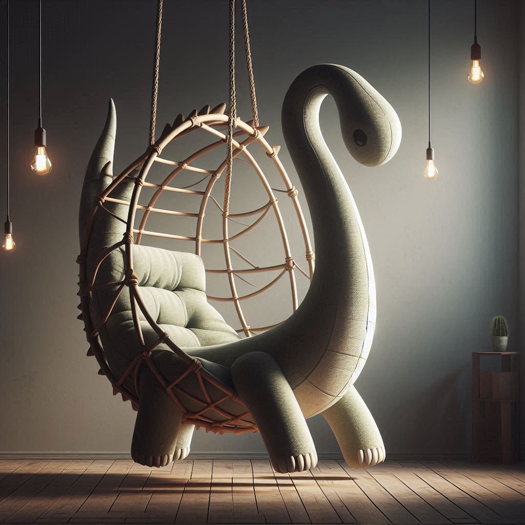 creative uses for hanging dinosaur loungers