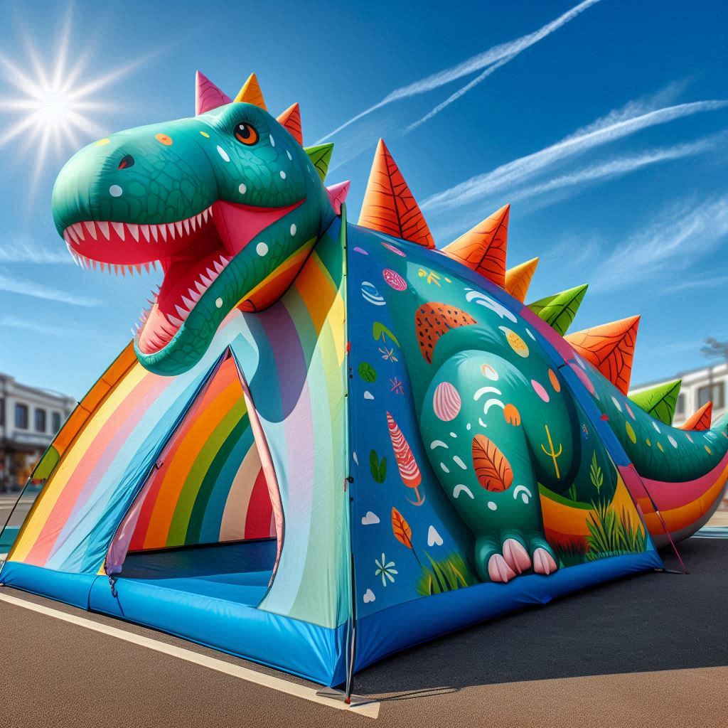 Dinosaur camping tent