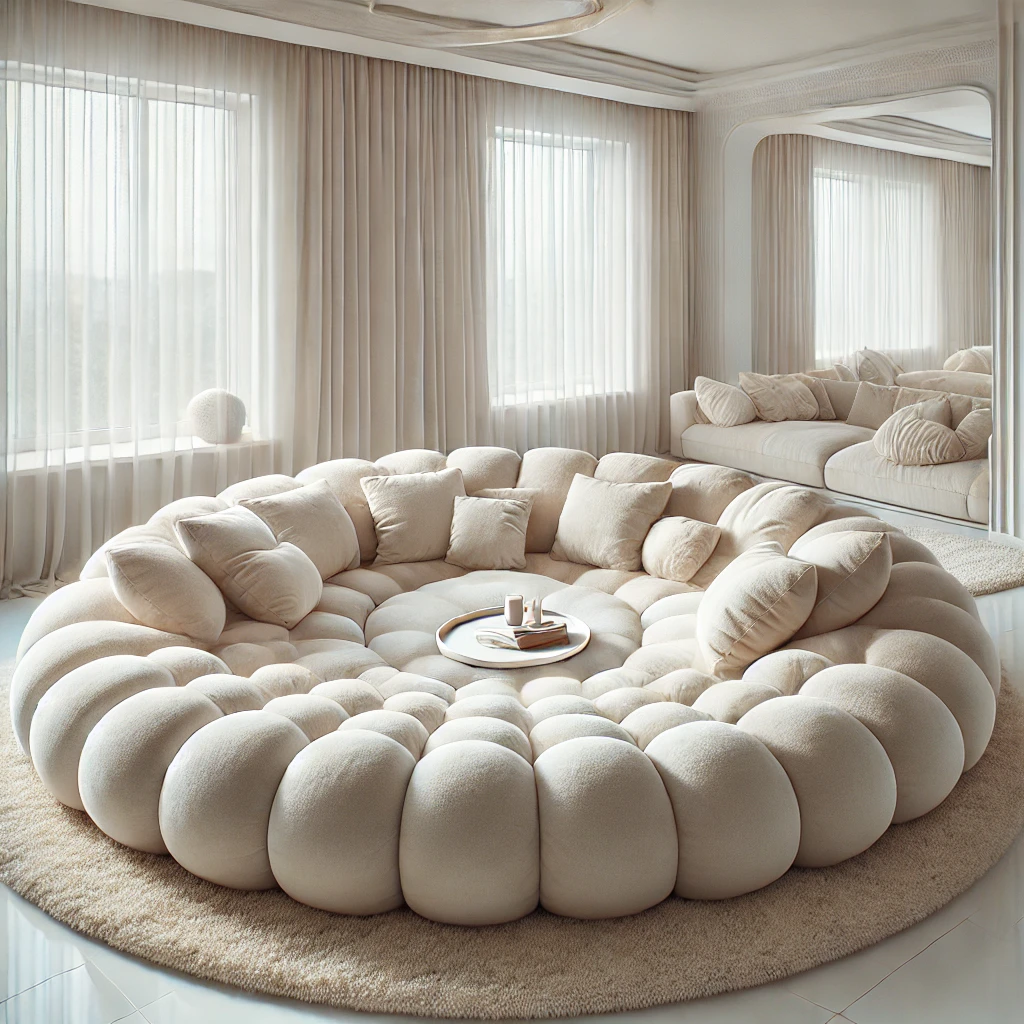 A Giant Circular Movie Sofa is More Than Just Furniture