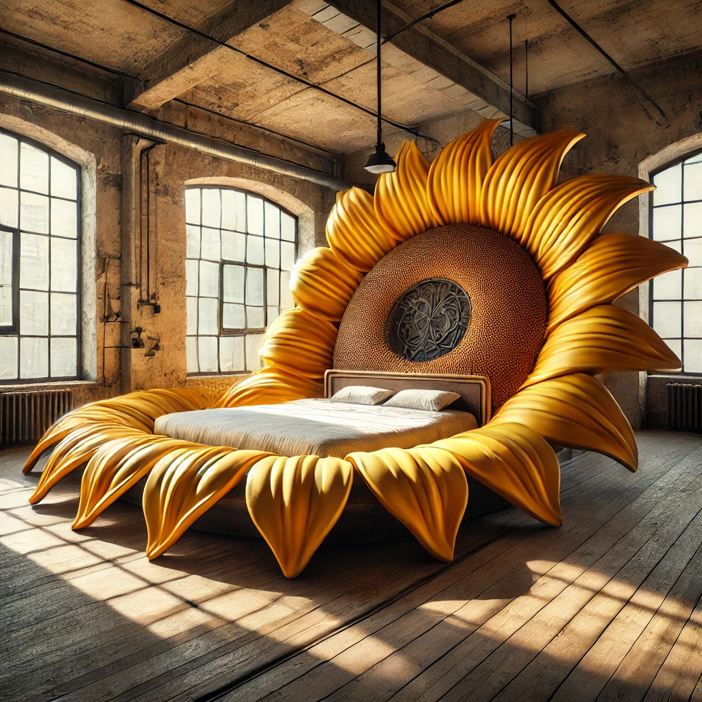 Functional Benefits of a Sunflower Shaped Bed