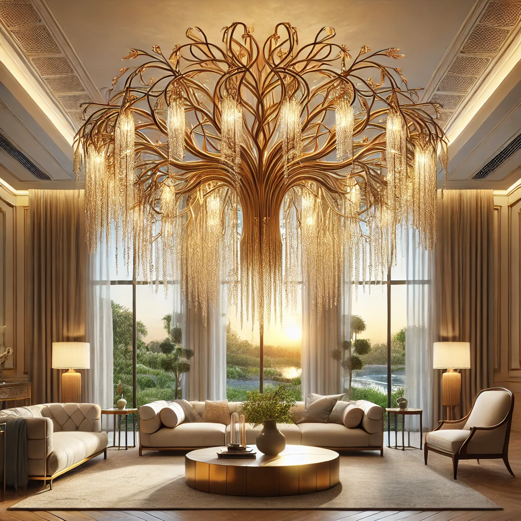 How to Incorporate a Weeping Willow Chandelier Into Your Space