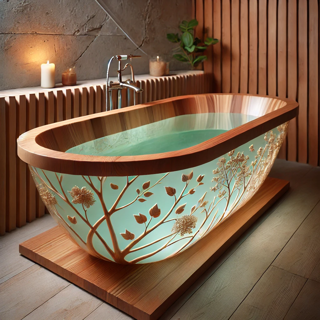 Benefits of a Wood and Epoxy Bathtub