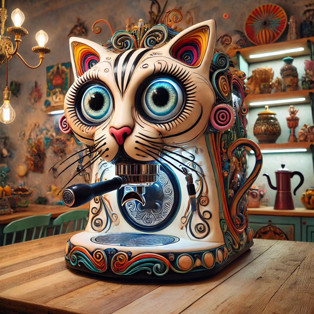 Popular Models of Cat Shaped Coffee Machines