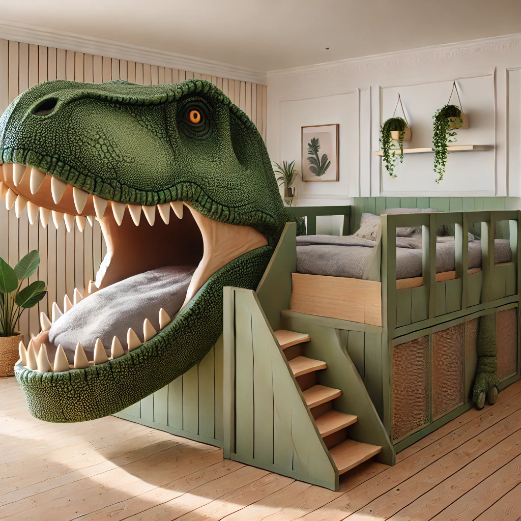 How to Incorporate a Dinosaur Shaped Bed in Your Child’s Room Design