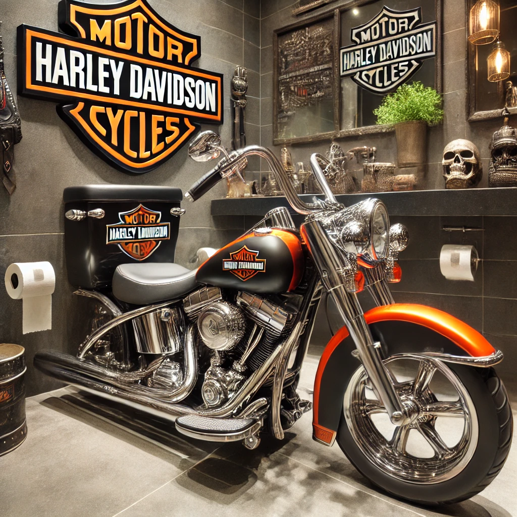 Harley Davidson Toilet