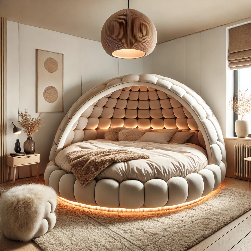 Customization Options for an Igloo Inspired Bed