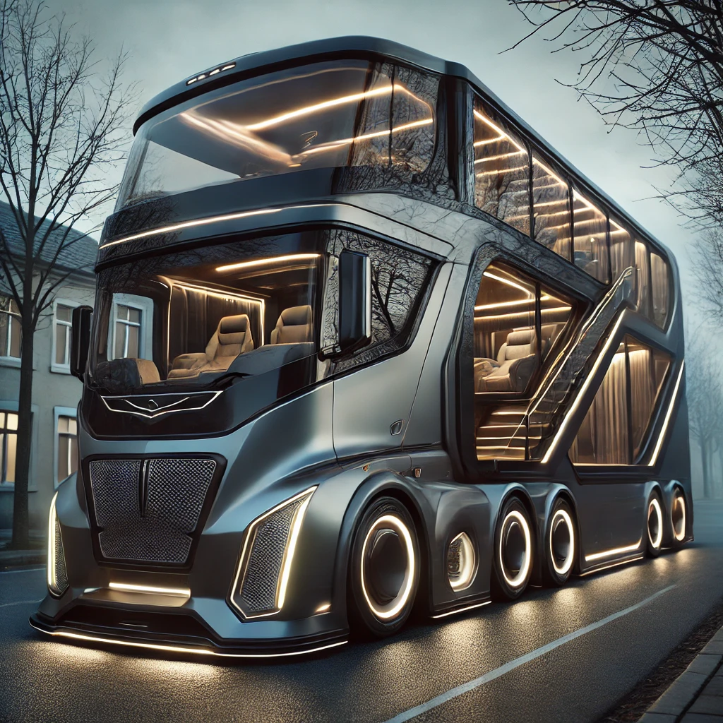 Interior and Exterior Design Tips for Your Semi-Truck RV