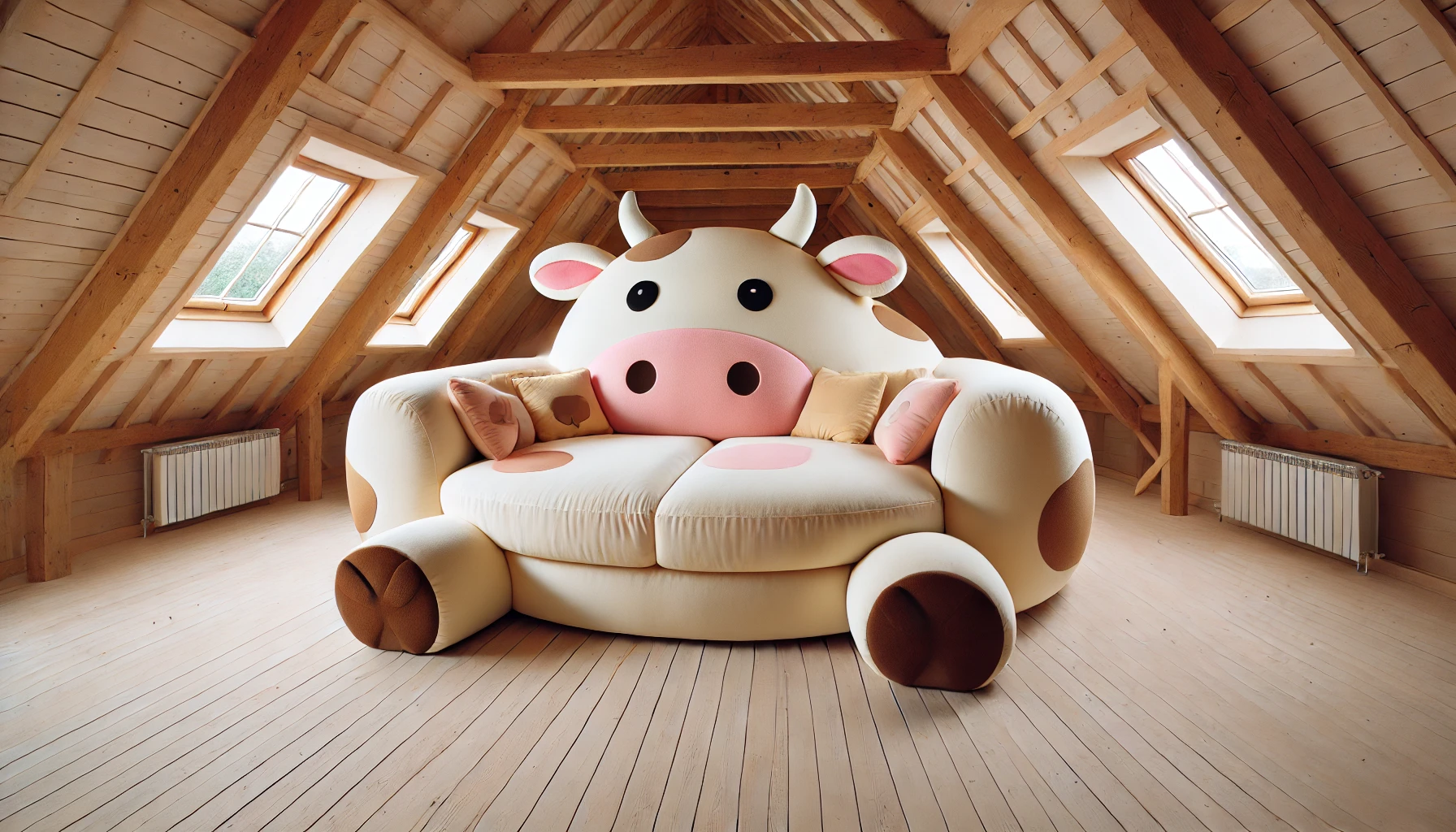 The giant cow lounger