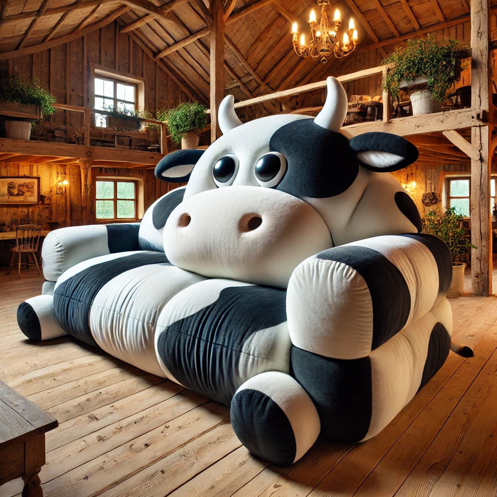 Incorporating the Giant Cow Lounger into Your Interior Design