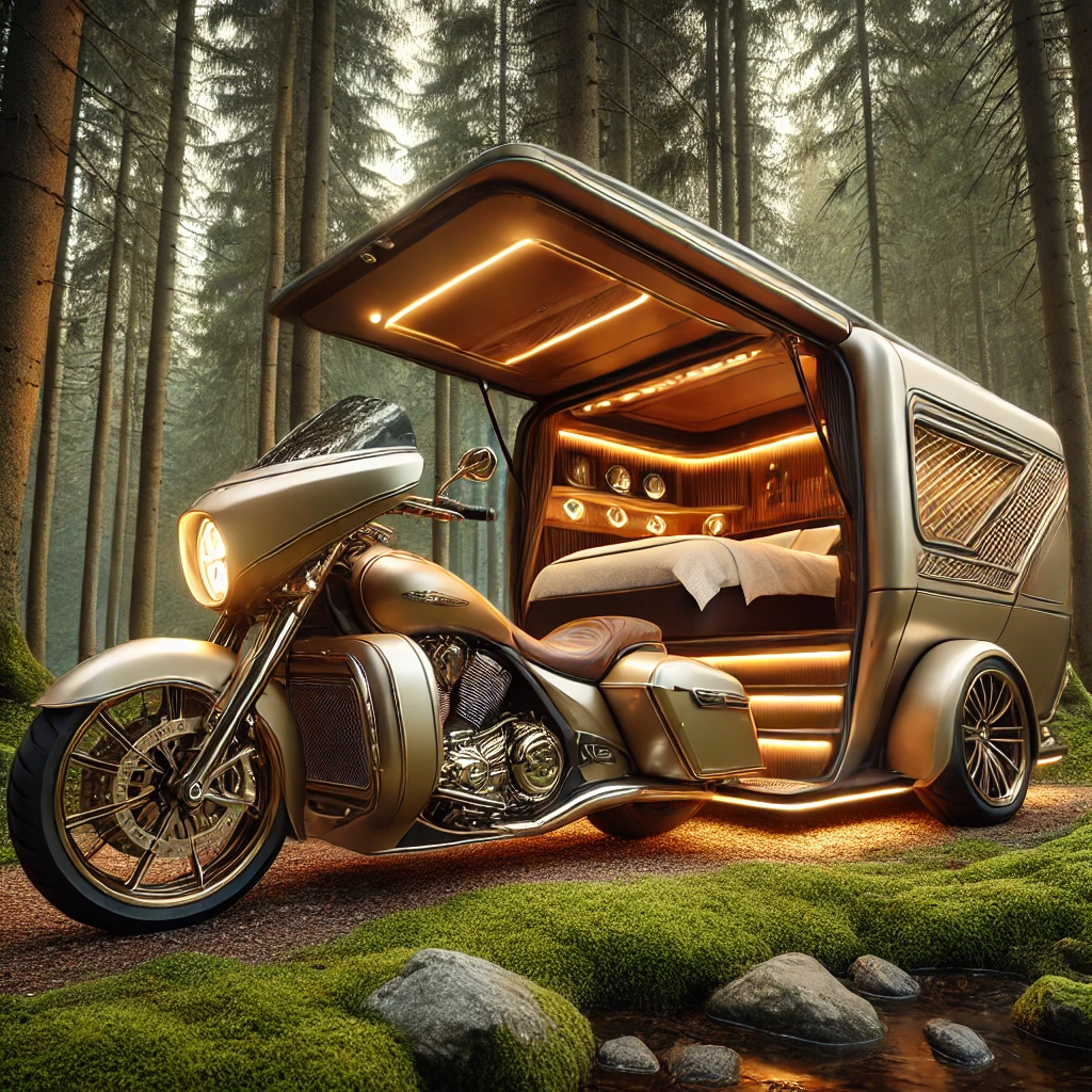 motorcycle campers