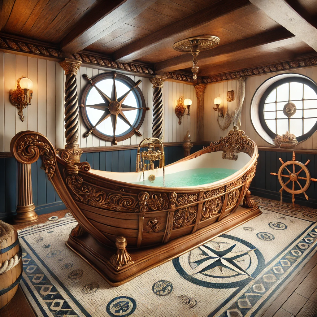 Design Features of Pirate Ship Bathtubs