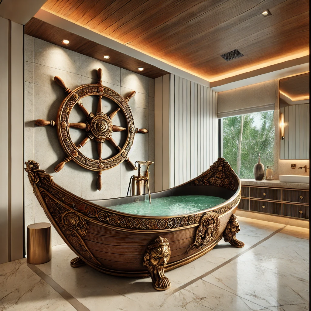 Pirate Ship Bathtub