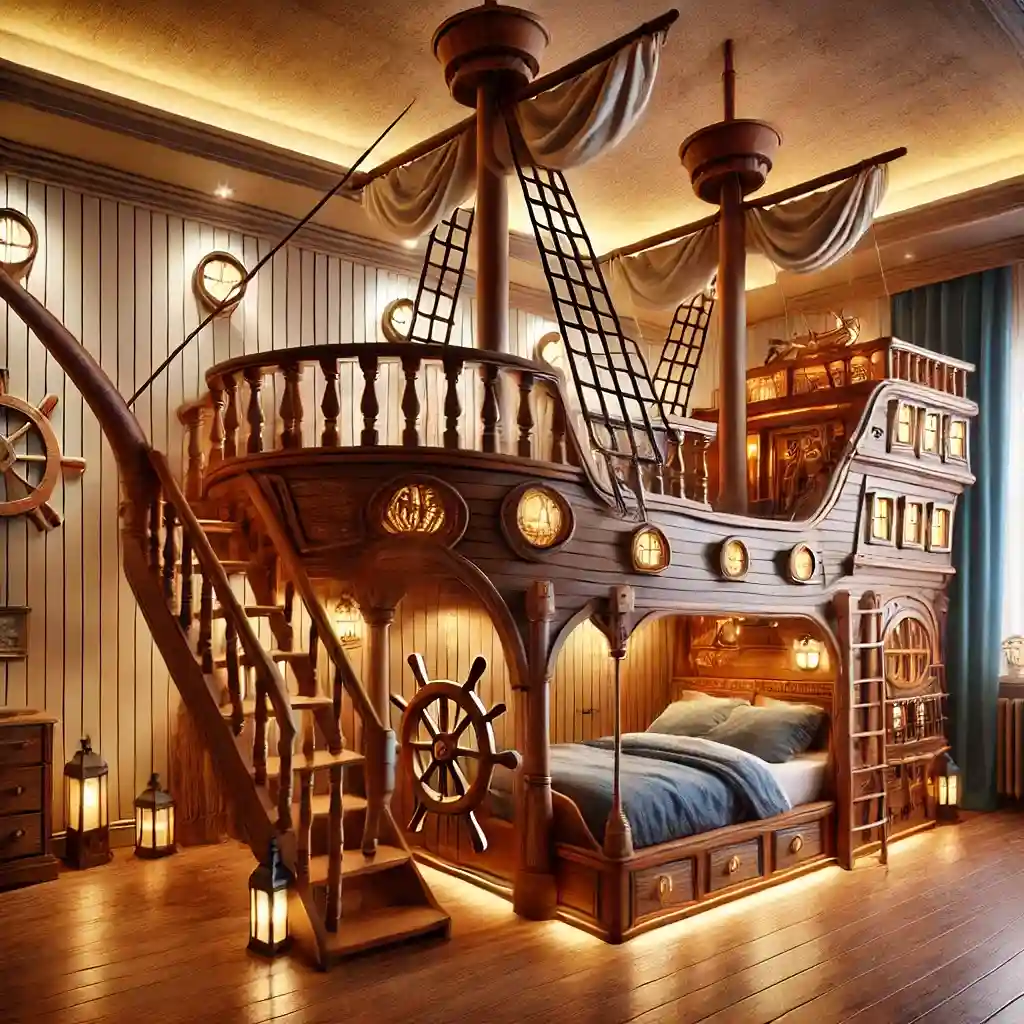 Pirate Ship Bunk Bed: Unleash Your Nautical Dreams!