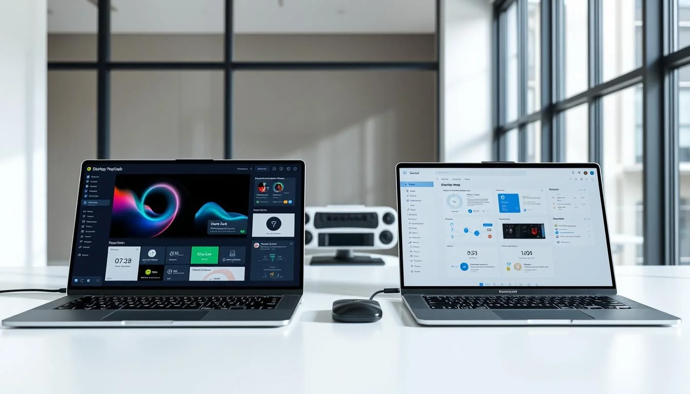 AI Model User Interface Comparison