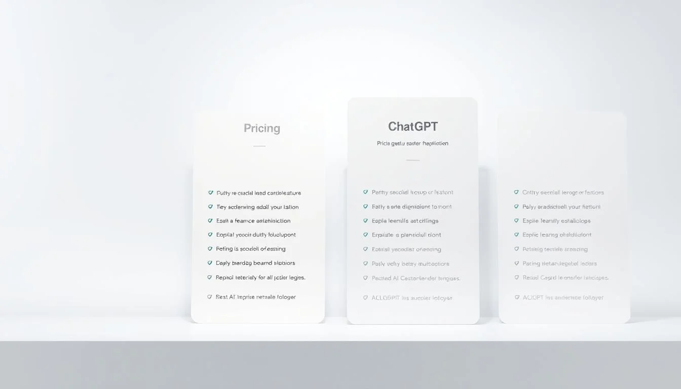 ChatGPT pricing