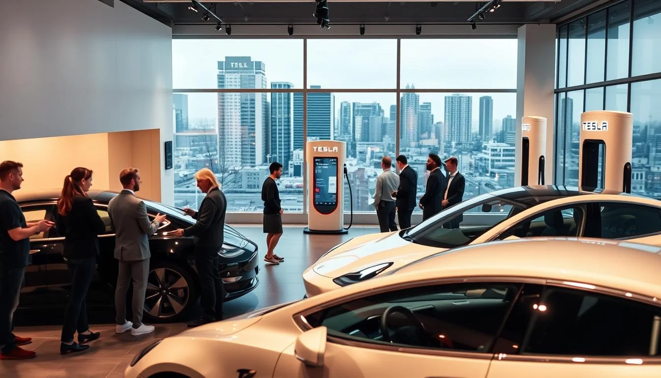 current tesla trends