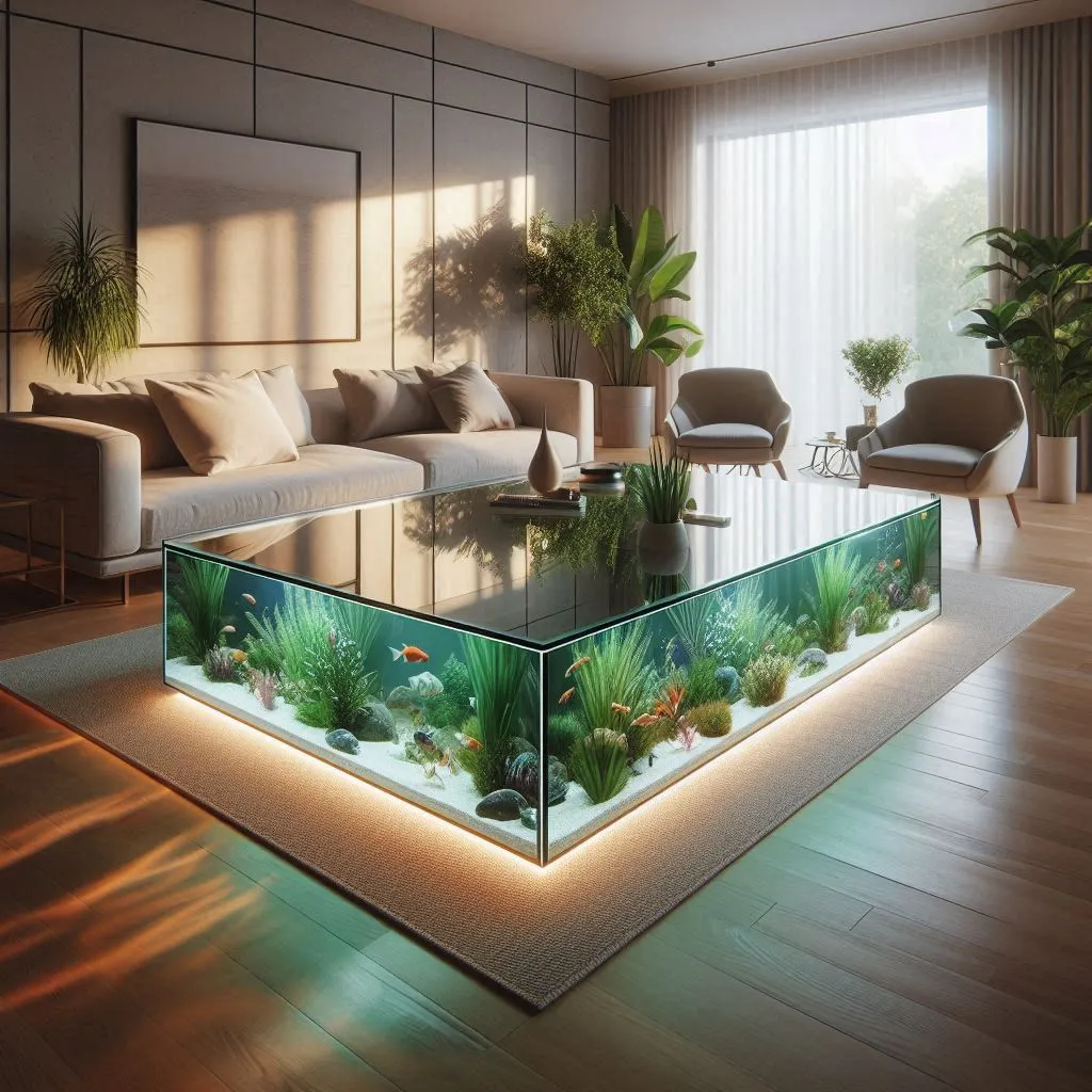 glass top table