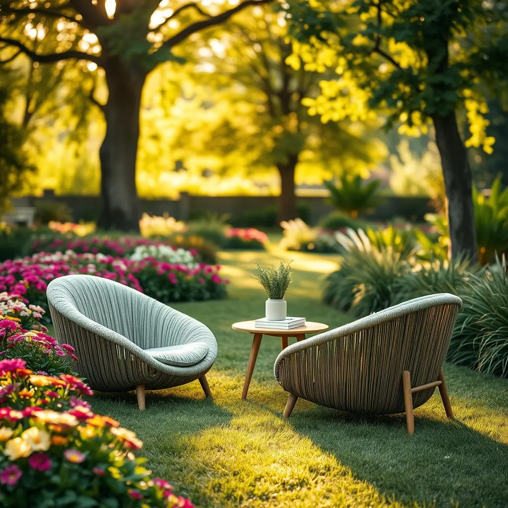 Grass Chairs garden seating
