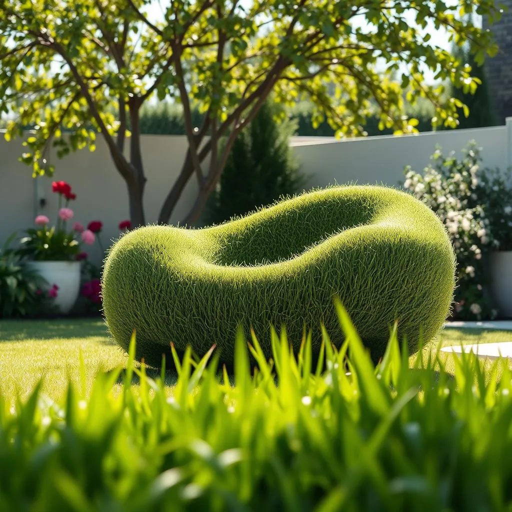 grass lawn chair