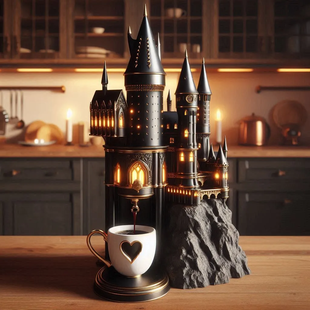 hogwarts castle coffee maker