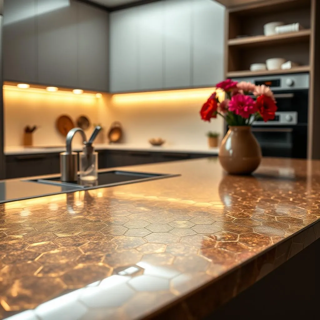 honeycomb kitchen counter