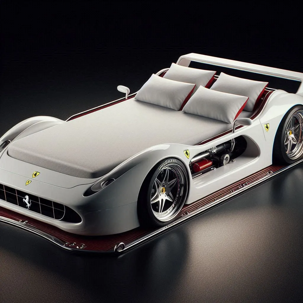 children's car bed Ferrari