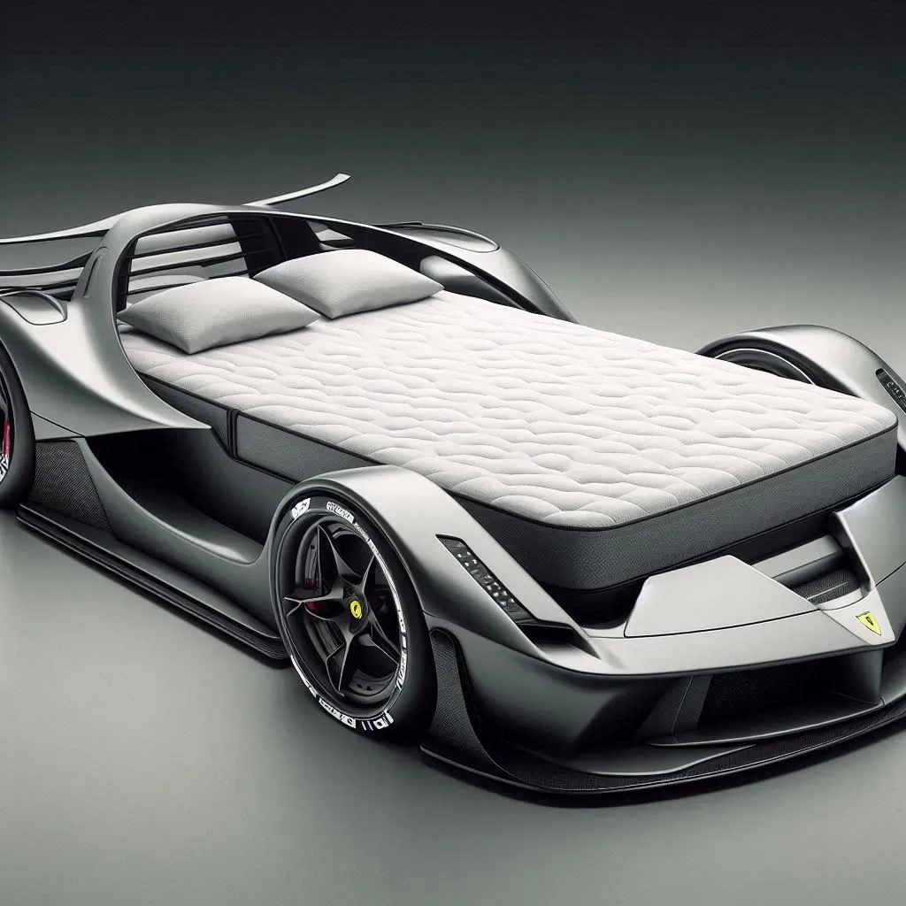 custom car bed ferrari