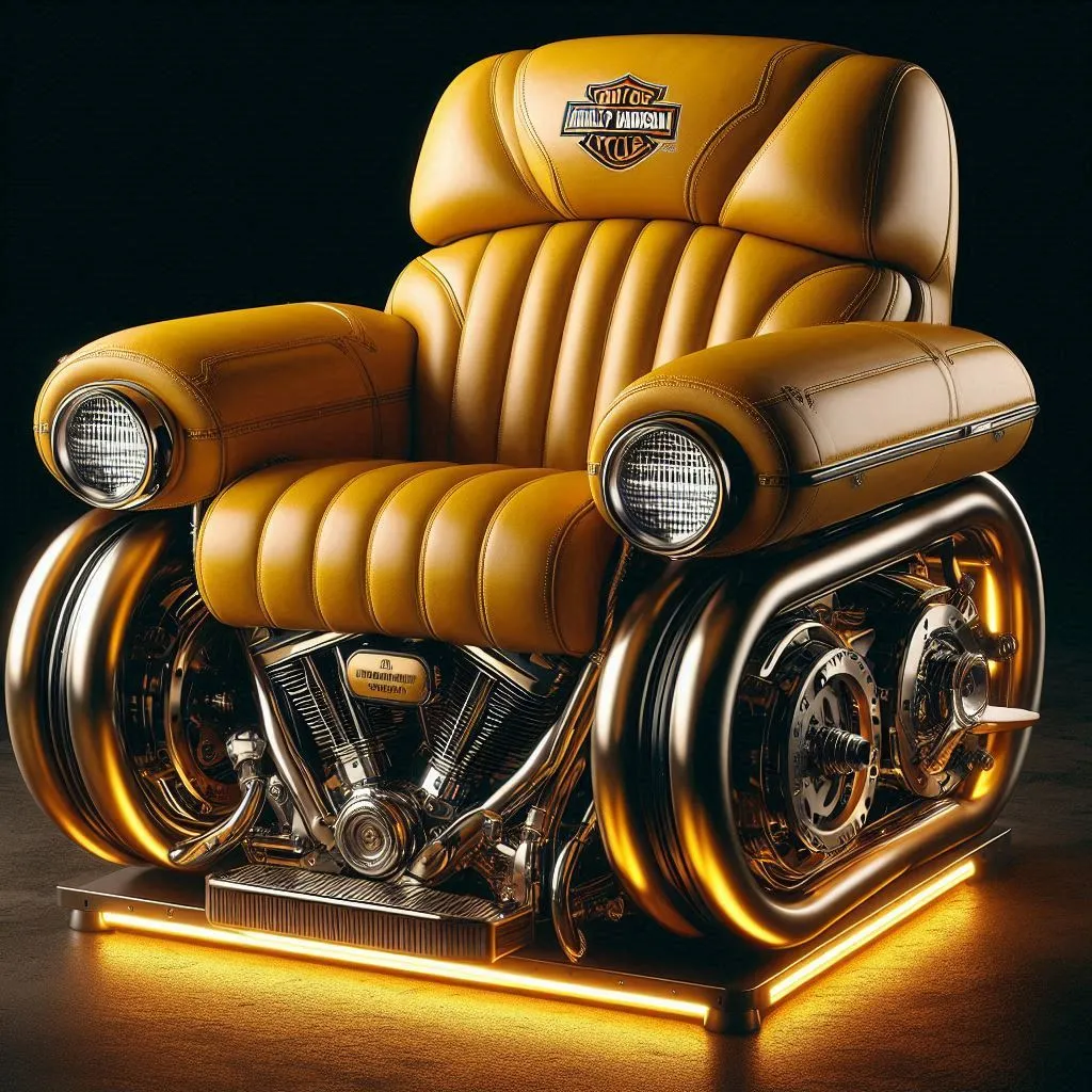 harley davidson chairs cushions