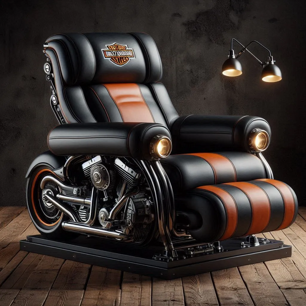 harley davidson folding chair