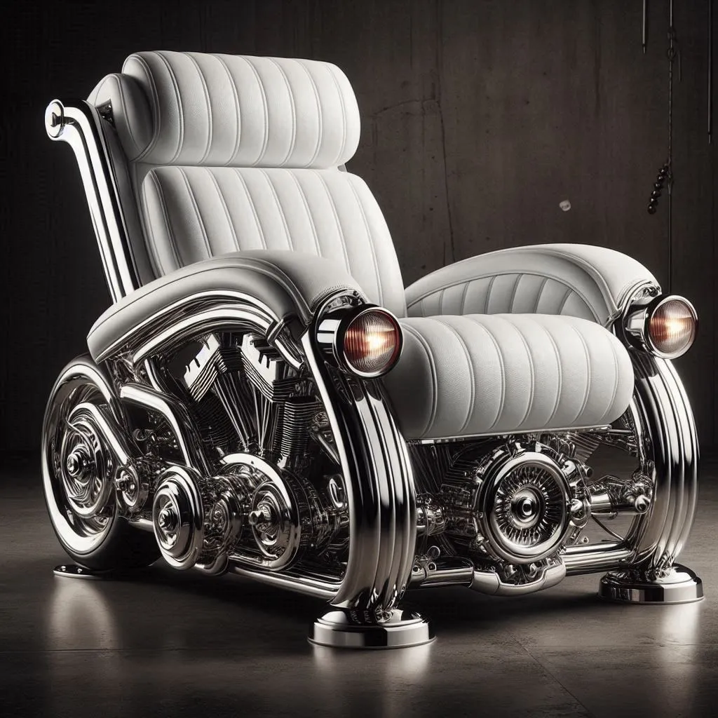 leather harley chair