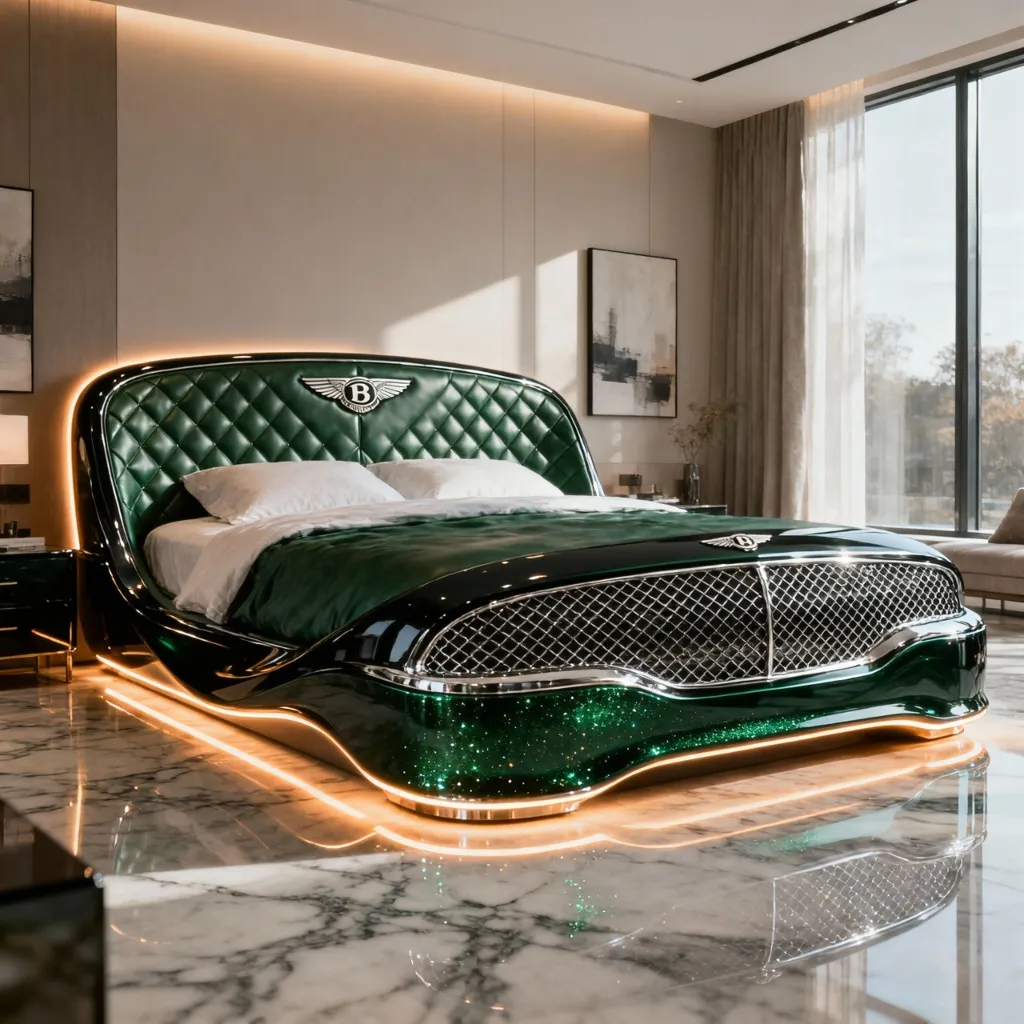 cleaning leather Bentley bed