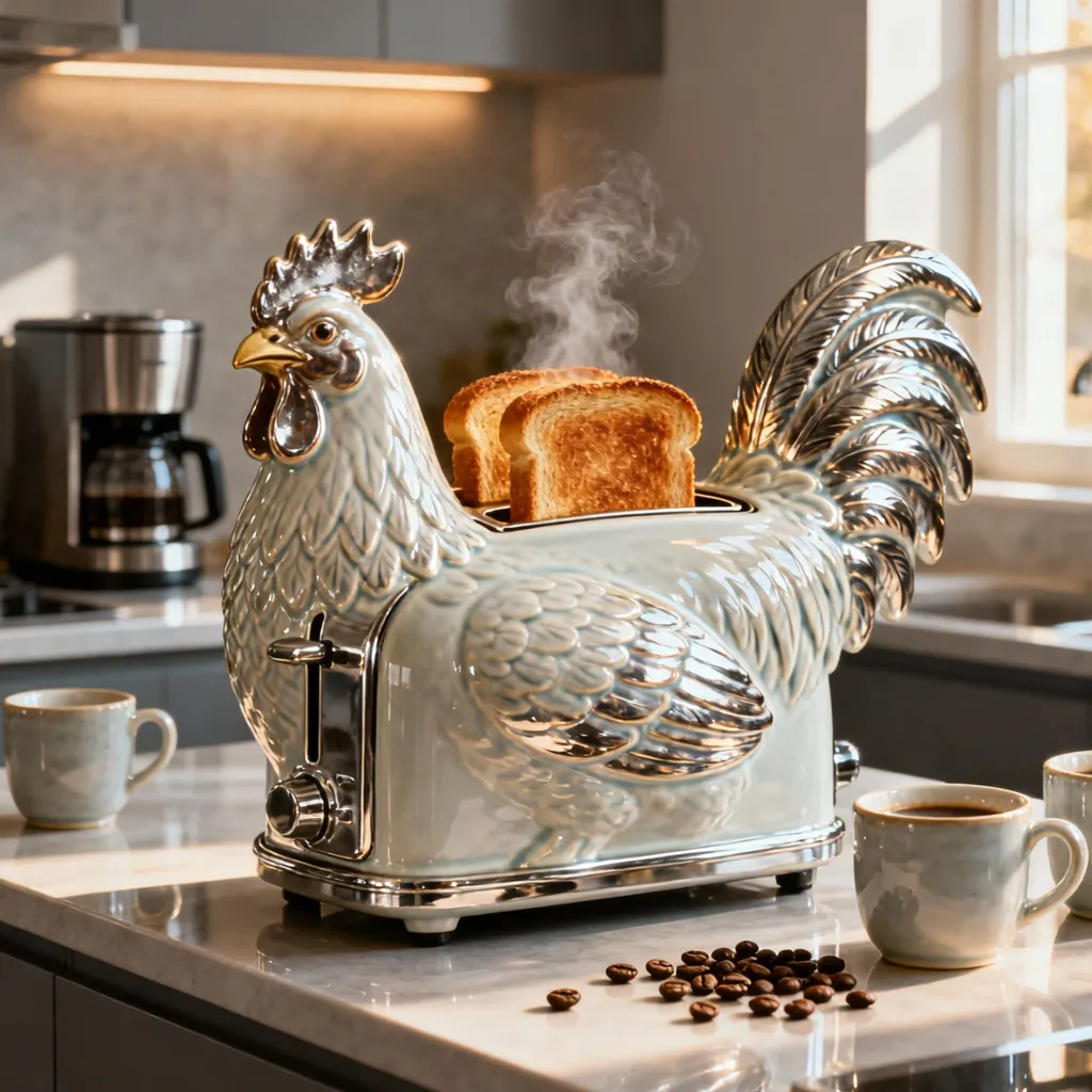 Design Features of Chicken Shaped Toasters