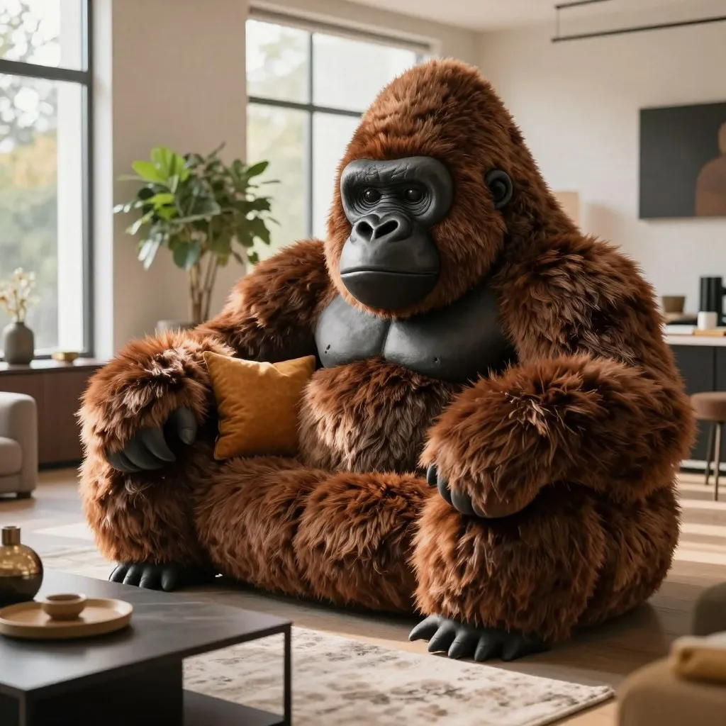 gorilla print couches