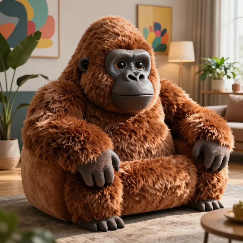 unique gorilla-themed furniture