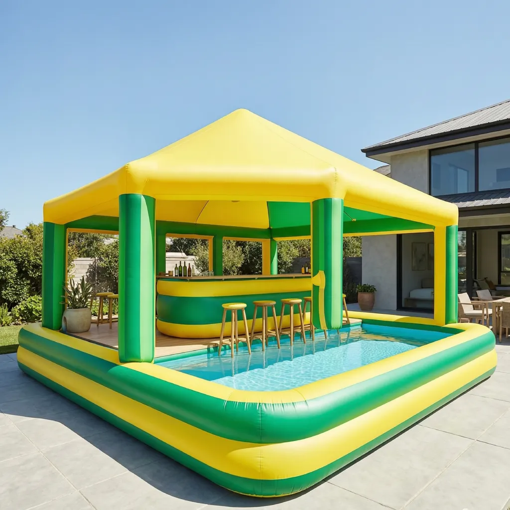 diy decorating ideas for inflatable pool bars