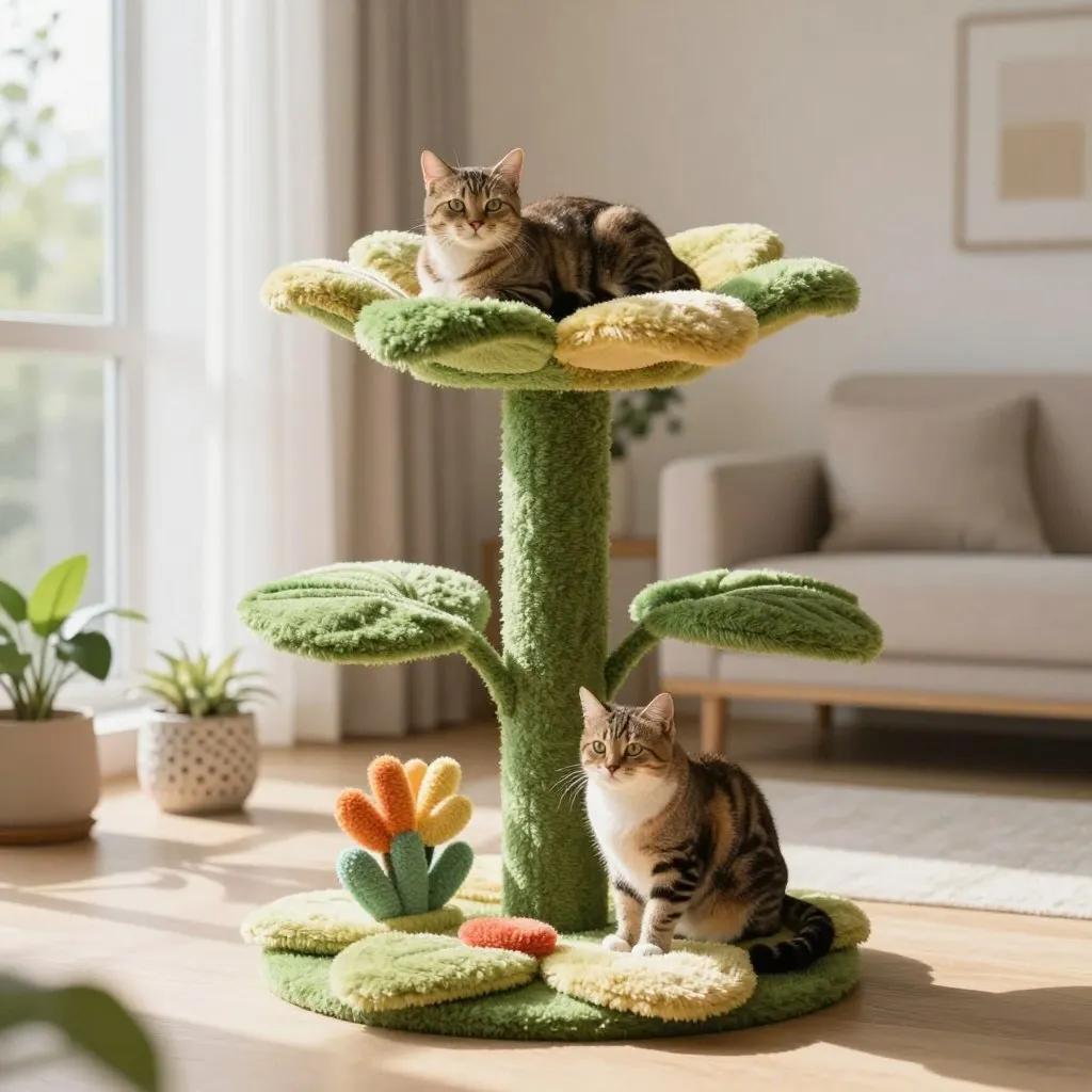 FAQ flower cat tree