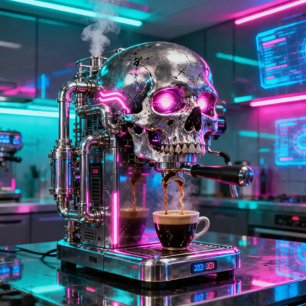 How the Skull Shaped Coffee Maker Performs