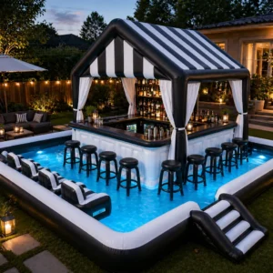 inflatable pool bar