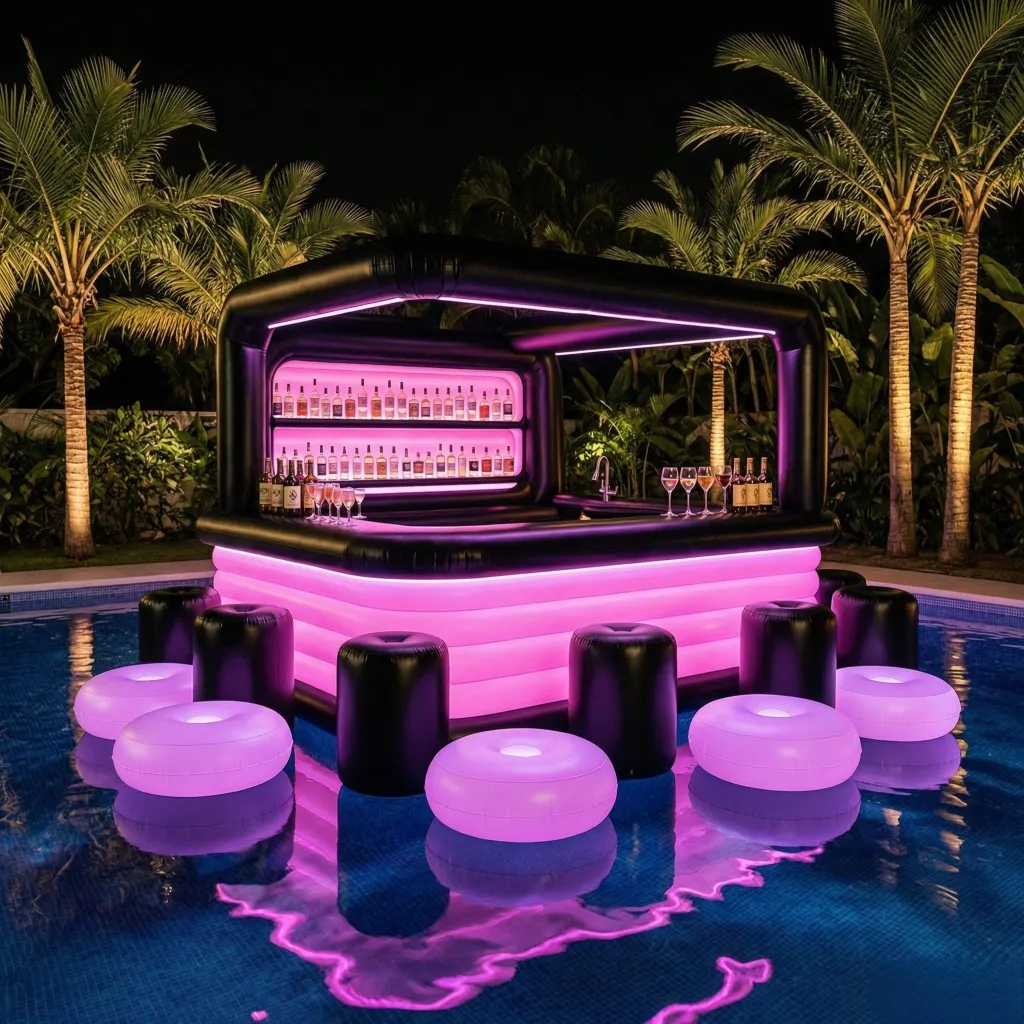 inflatable pool bar accessories and complementary products