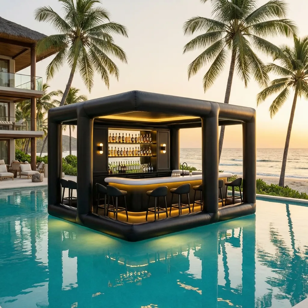 inflatable pool bars for adults