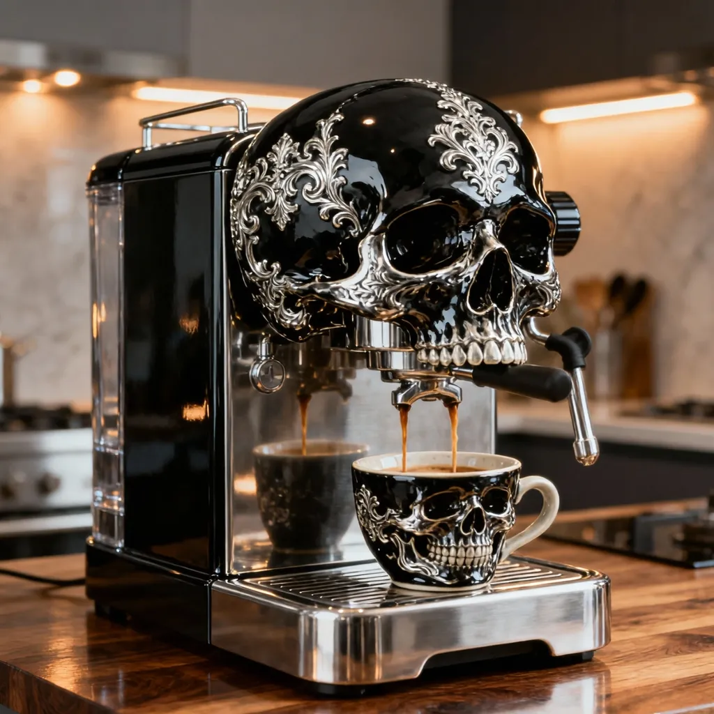 skull coffee maker 4