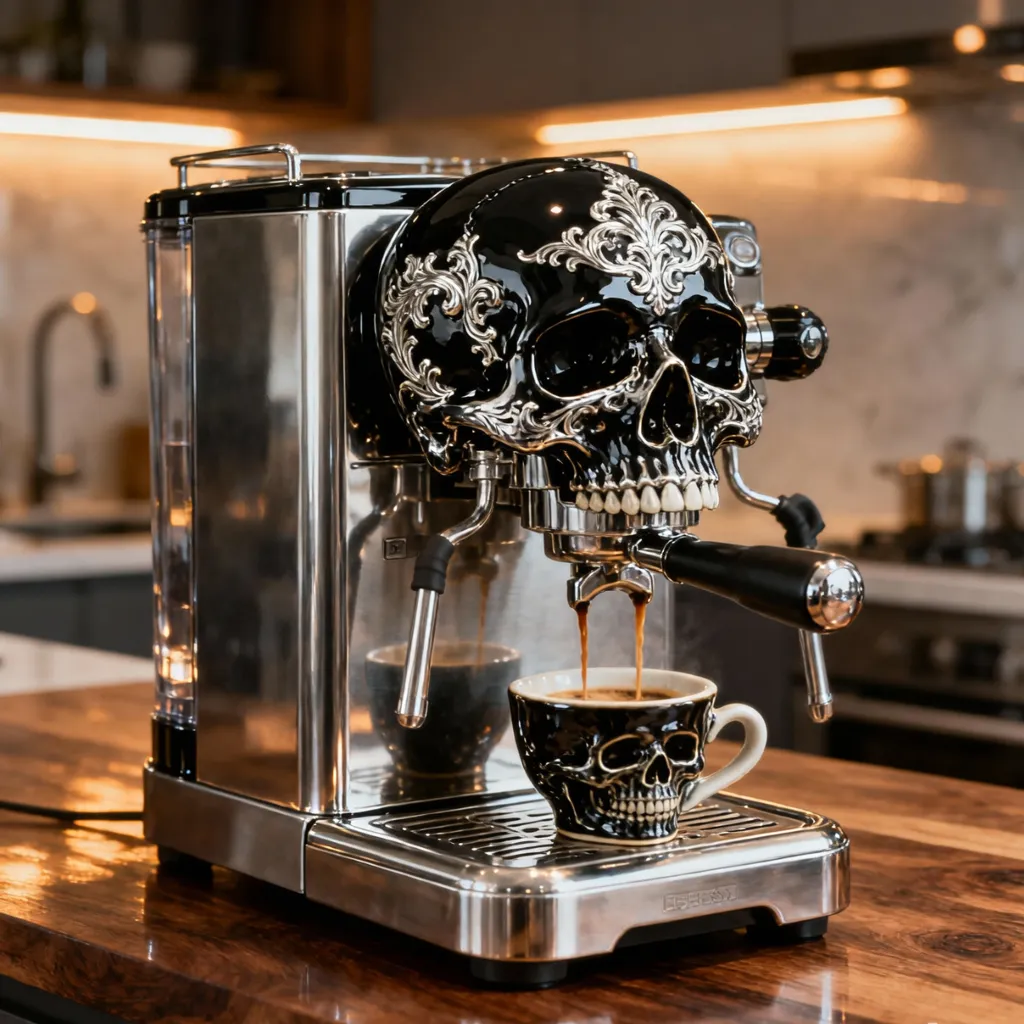 skull coffee maker 5
