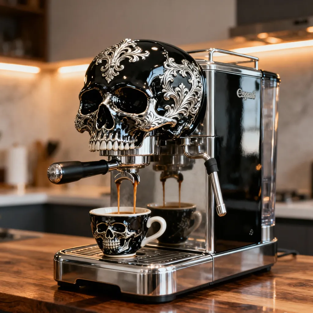 skull coffee maker 6