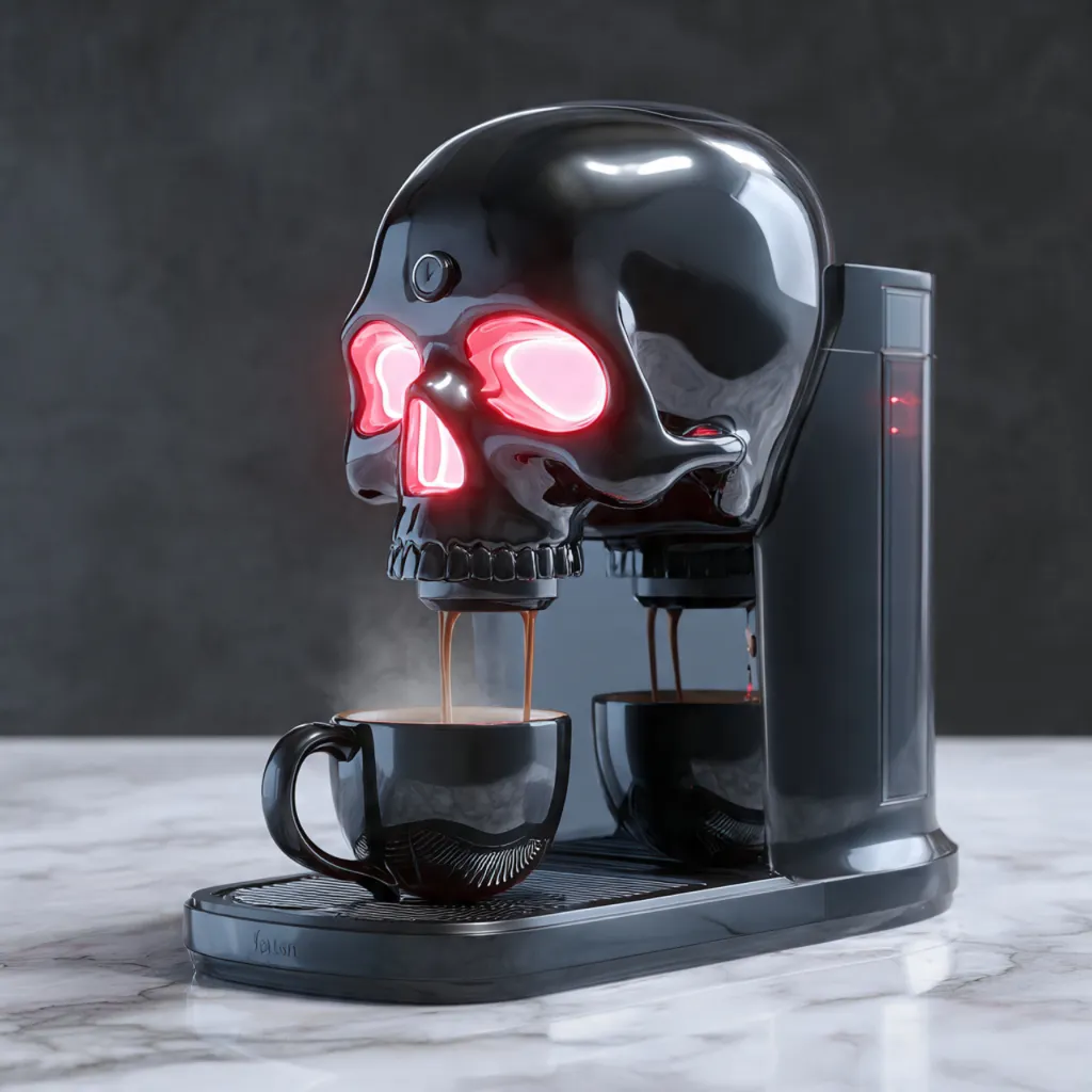 skull coffee maker vs other