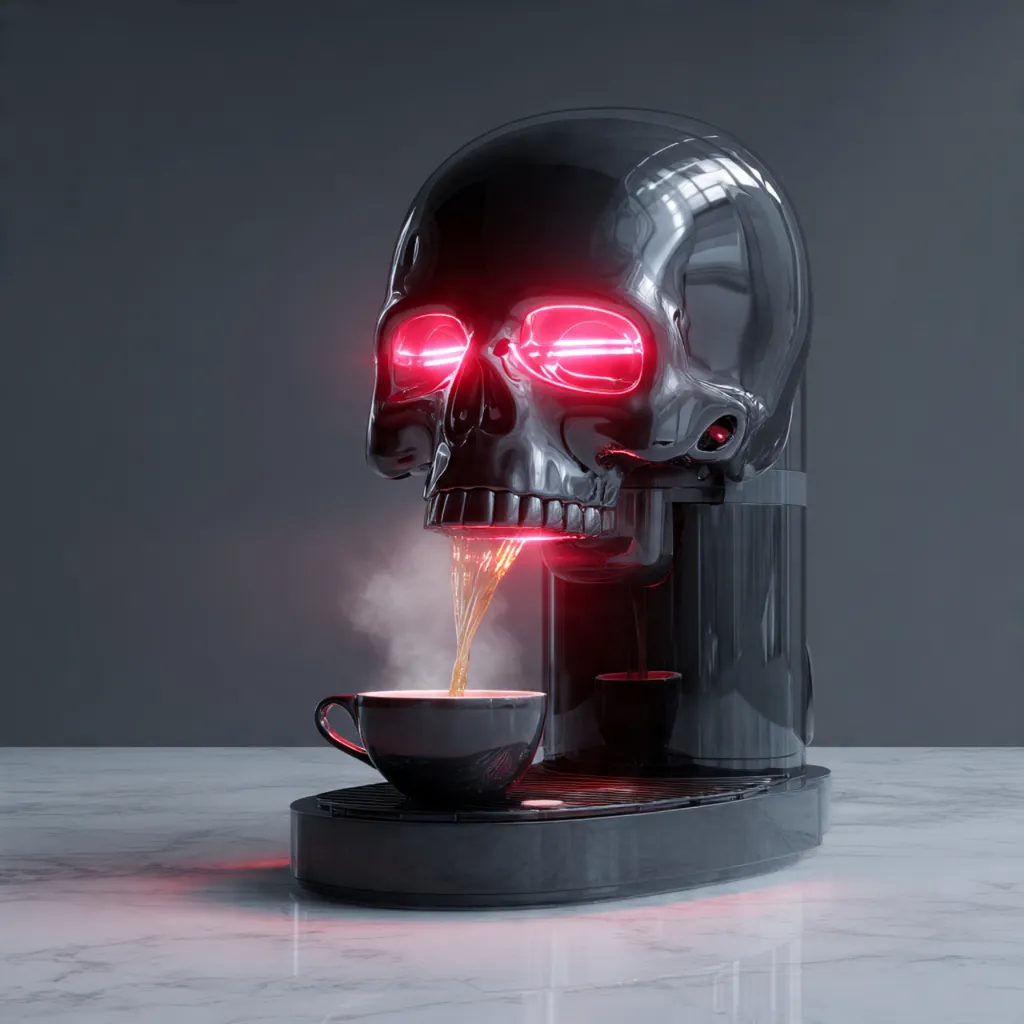 where to buy a skull coffee maker