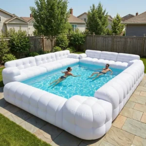inflatable sofa pool