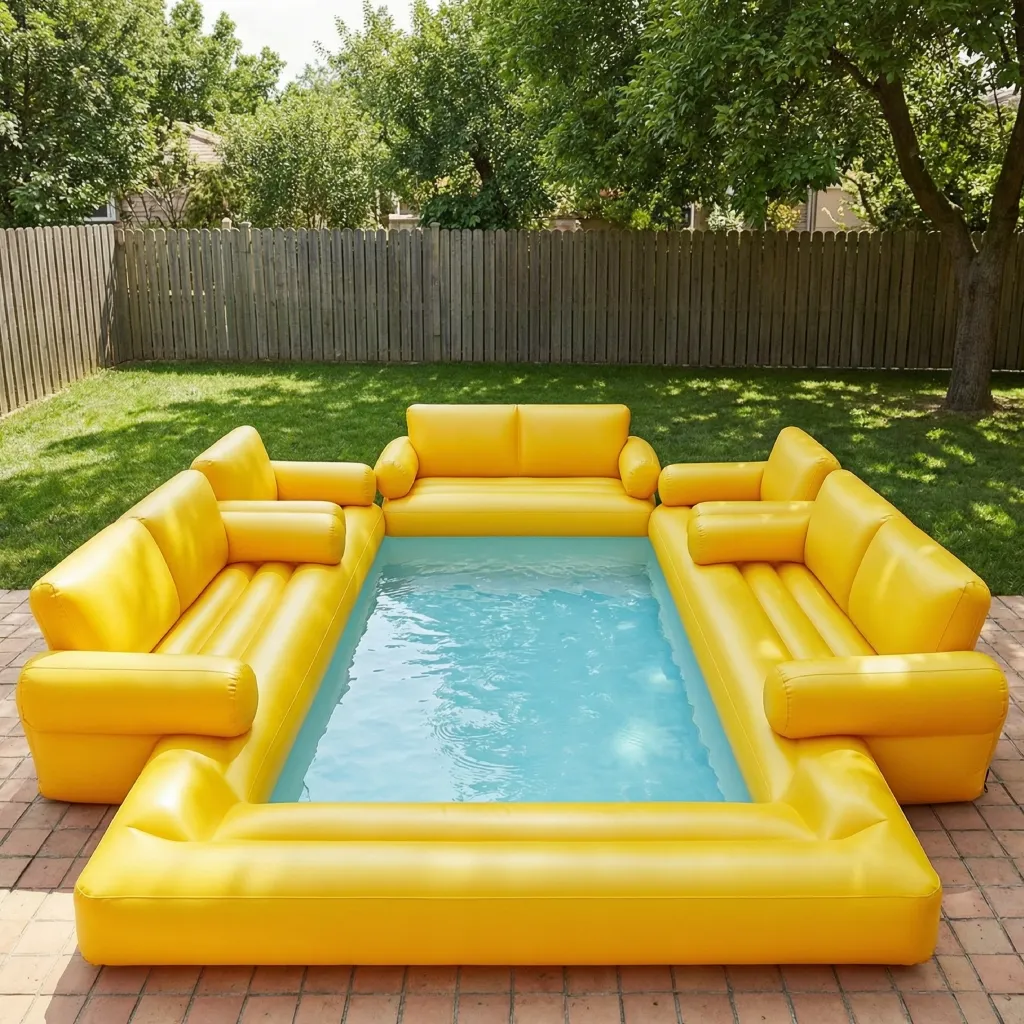 inflatable sofa pools